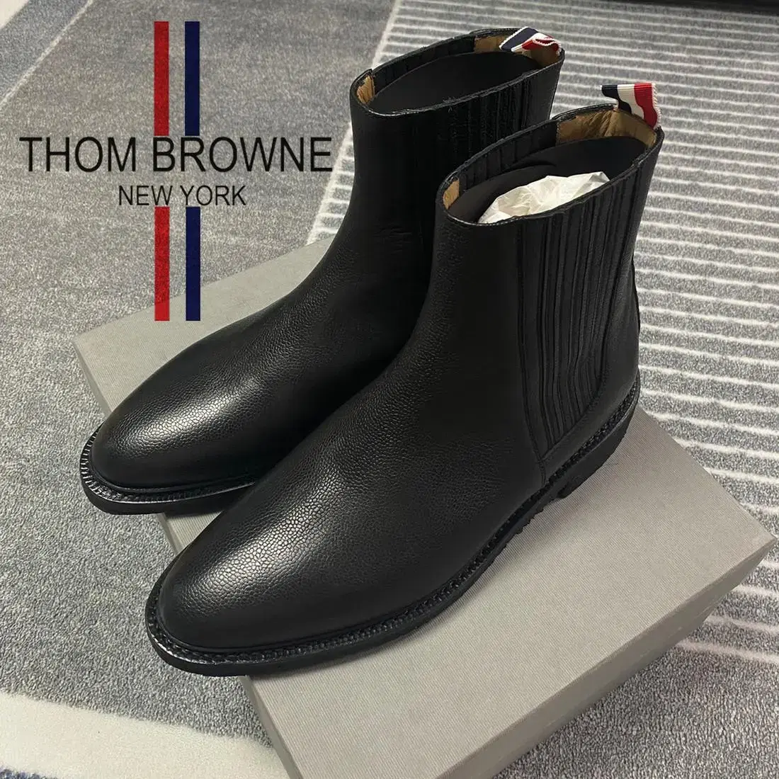 Thom Browne 톰브라운 첼시부츠 US11(280~285) 새상품